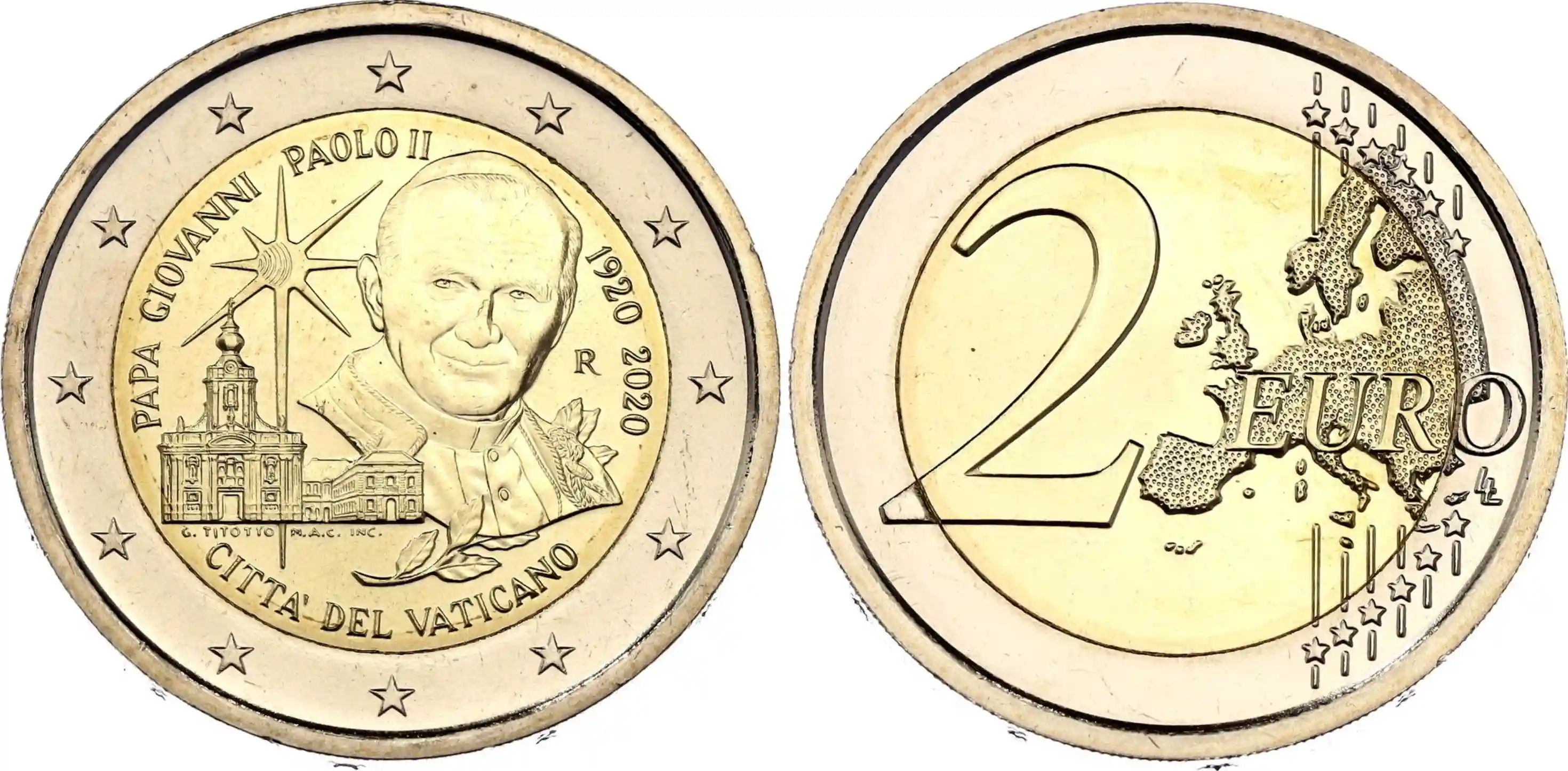 2 Euro Coin Vatican